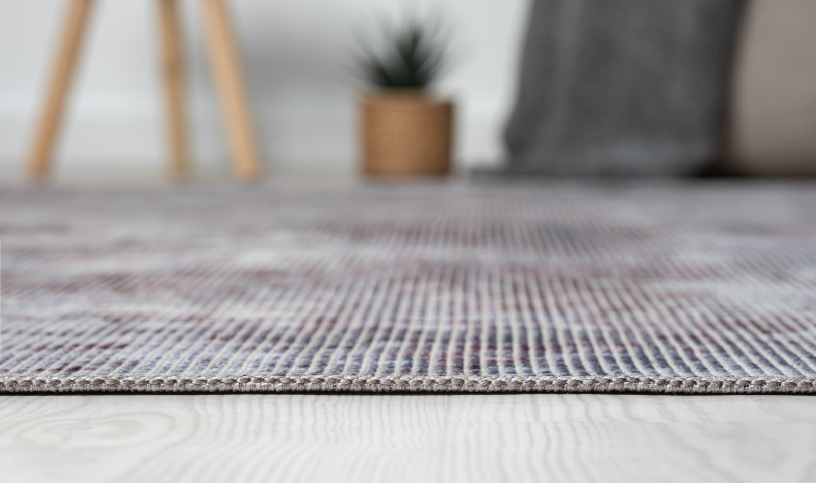 Teppich AVERY - blau-terrakotta-creme - 120x180 cm