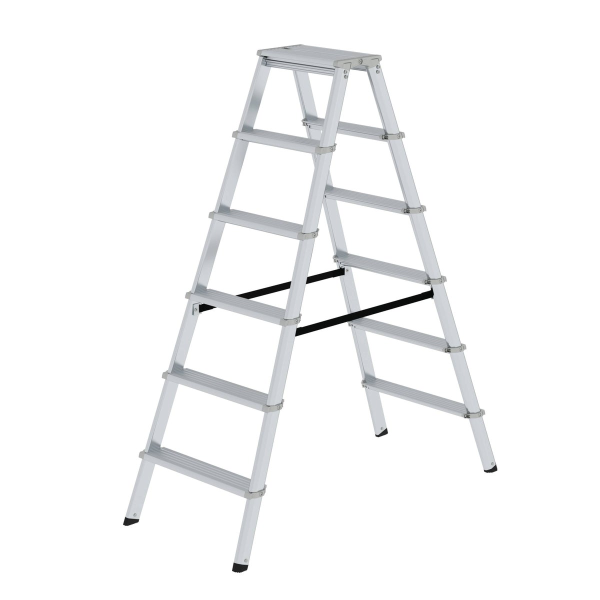 PROREGAL ML Trapladder, dubbelzijdig toegankelijk, 2 x 6 treden