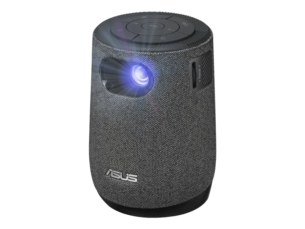 ASUS ZenBeam Latte L1 - DLP-projektor - LED - 300 lumen - 1280 x 720 - 16:9 - 720p - kort kast fikseret objektiv - Wi-Fi / Bluetooth - grå, sort