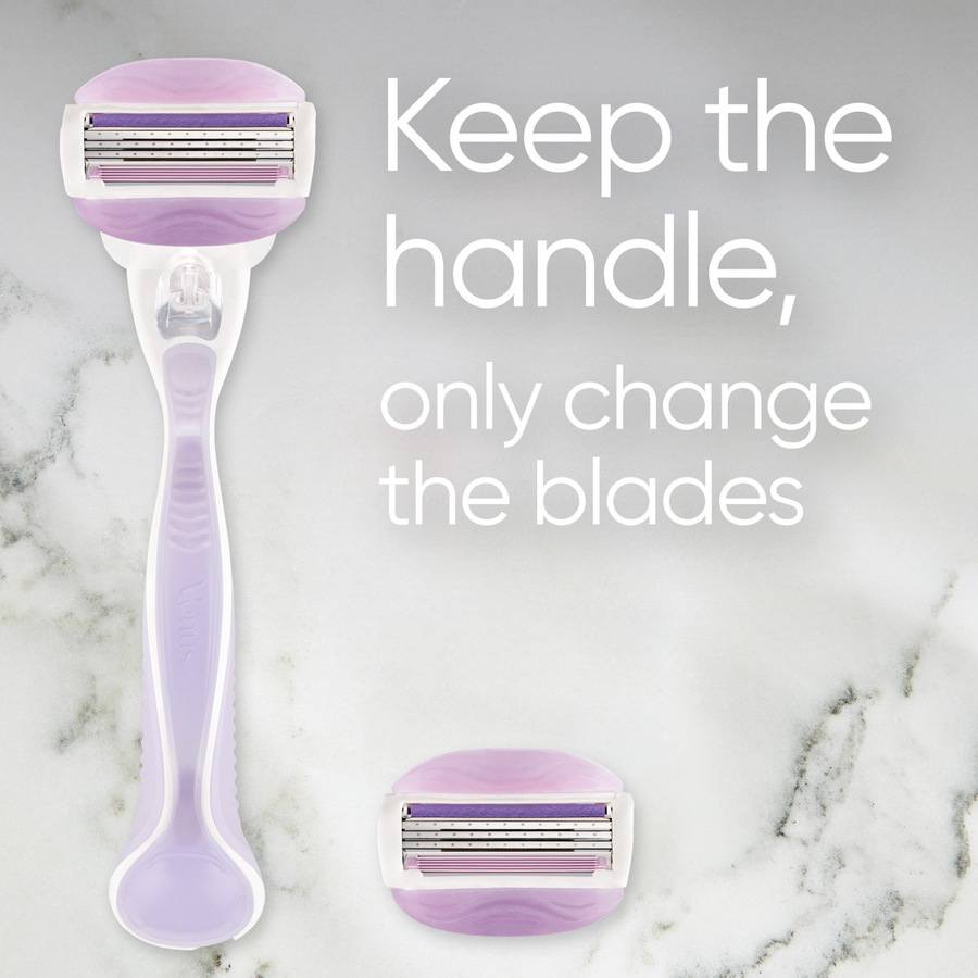 Gillette Venus Comfortglide Breeze Razor + 2 Blades 1pcs