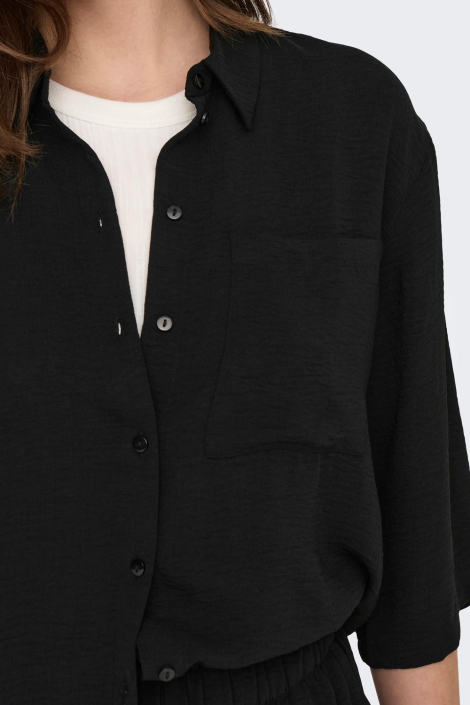 Jacqueline de Yong zwarte dames blouse