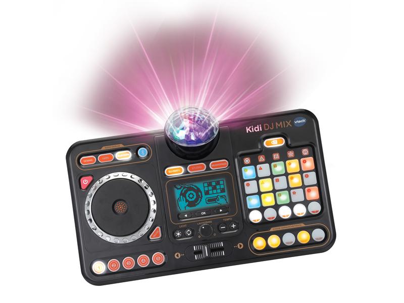 Vtech Musikplayer Kidi DJ Mix 10-in-1 DJ-Mischpult mit Launchpad, Jog-Wheel und vielen Effekten zum Bearbeiten der Musik