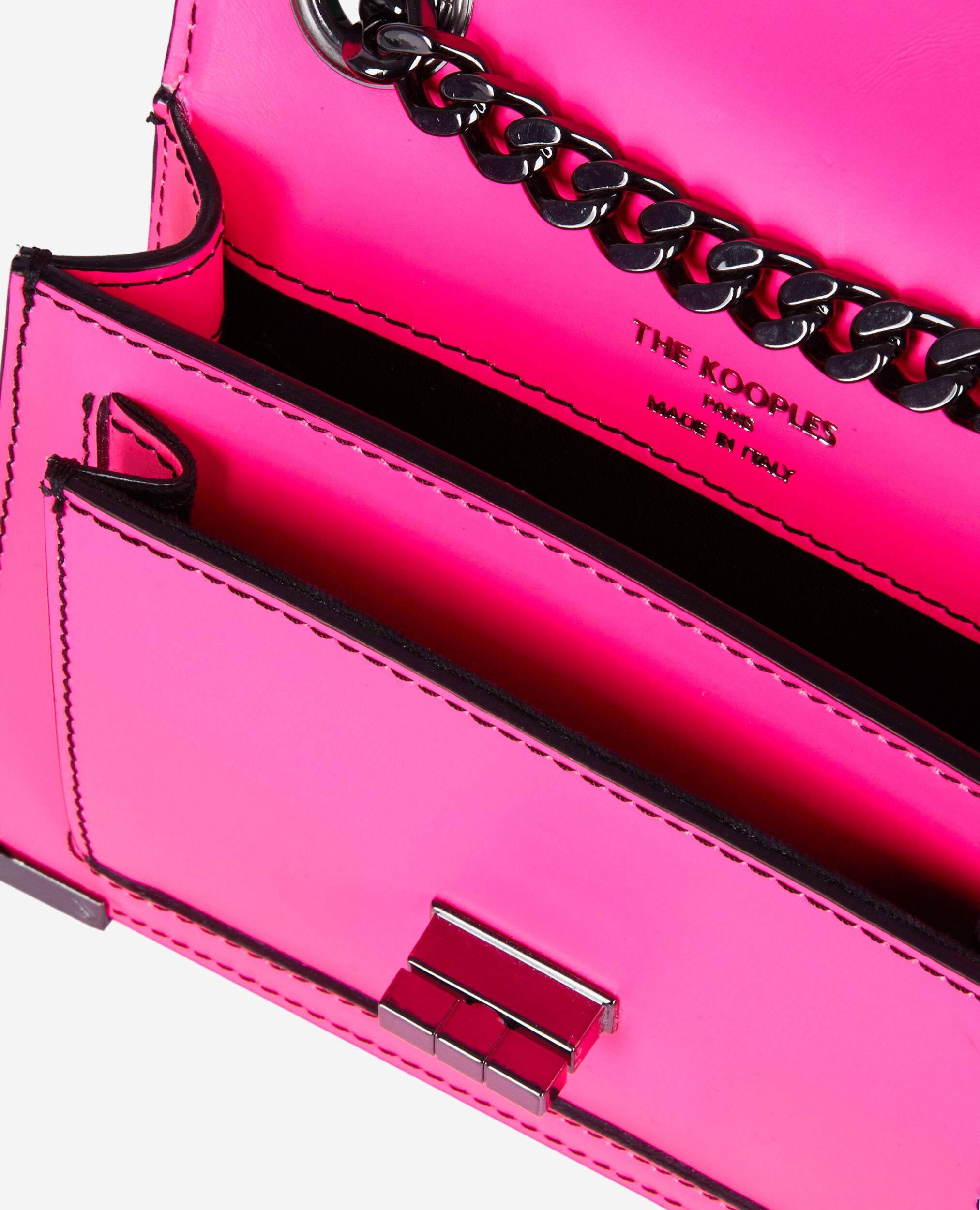 Sac Emily nano en cuir rose