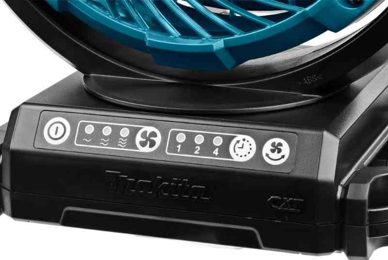 Makita CF101DZ 12 V Max Ventilator met zwenkfunctie zonder accu's en lader