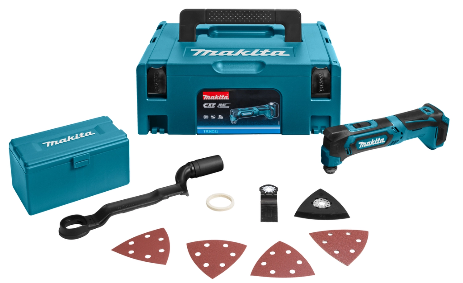 Makita TM30DZJX4 10.8V Li-Ion Accu multitool body   accessoireset in Mbox