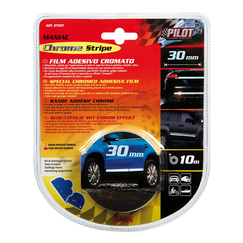 Lampa chromen tape - 30 mm x 10 meter