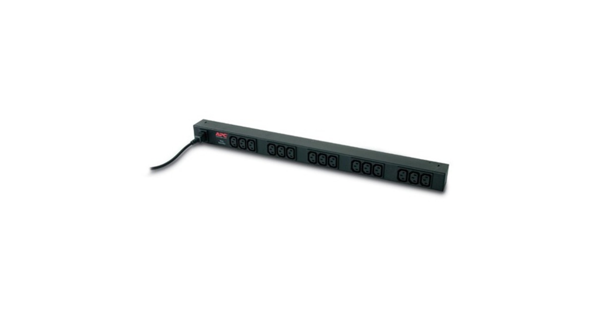 APCRack PDU Basic Zero U 10A 230V  (Zwart)
