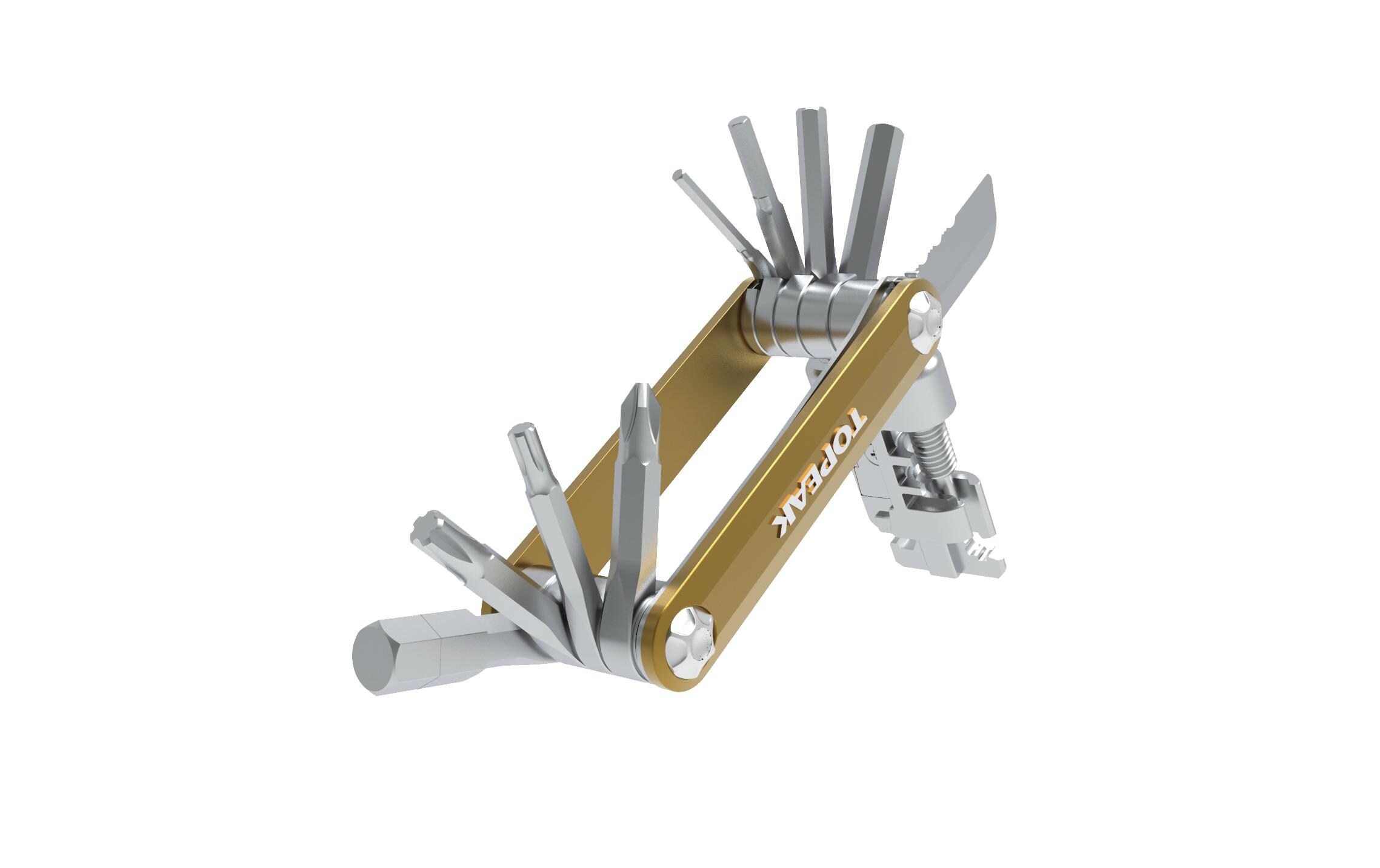 P20 Minitool mit Kettennieter, 20 FunktionenMinitool mit 20 Funktionen