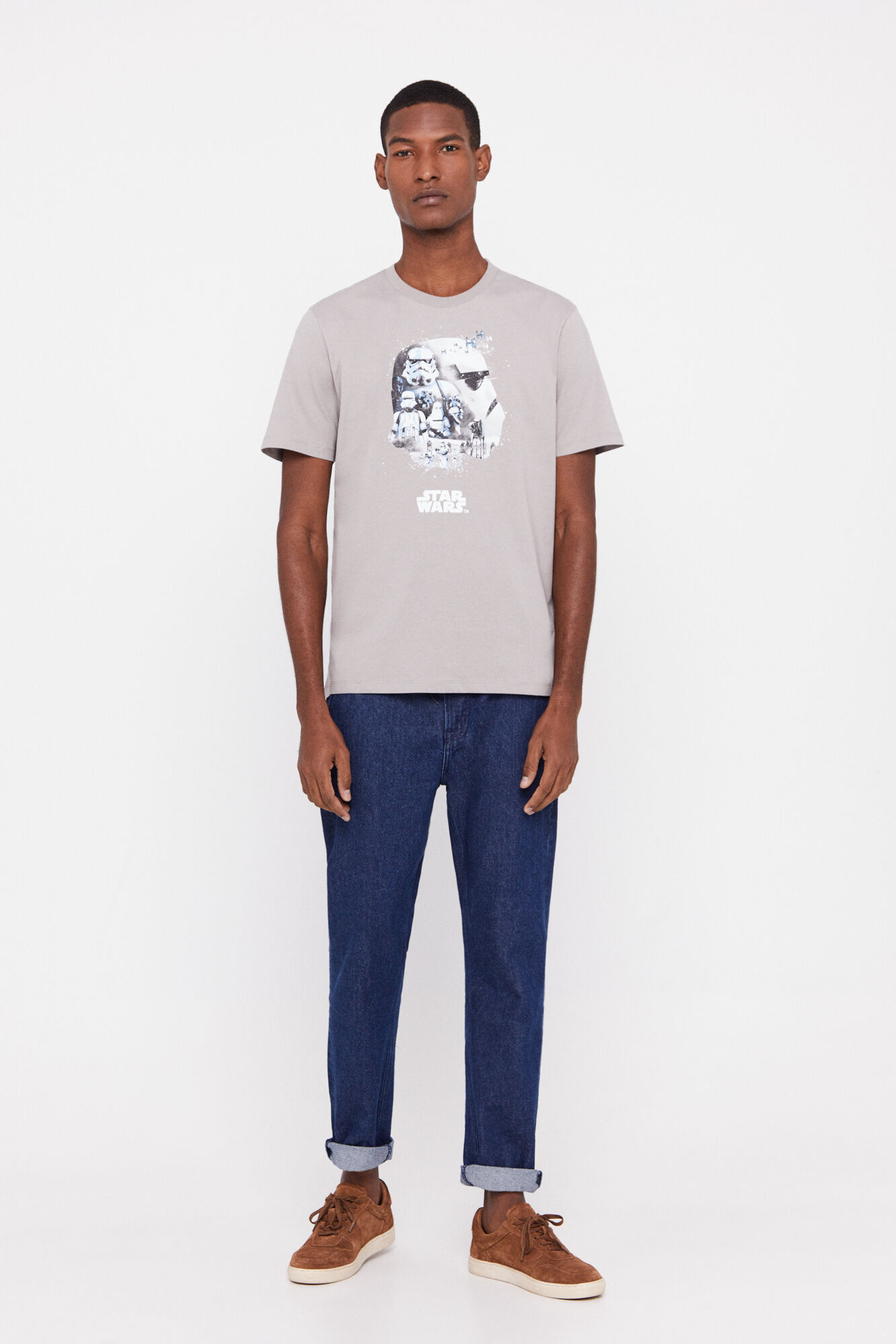 Camiseta Star Wars - Cinza Escuro