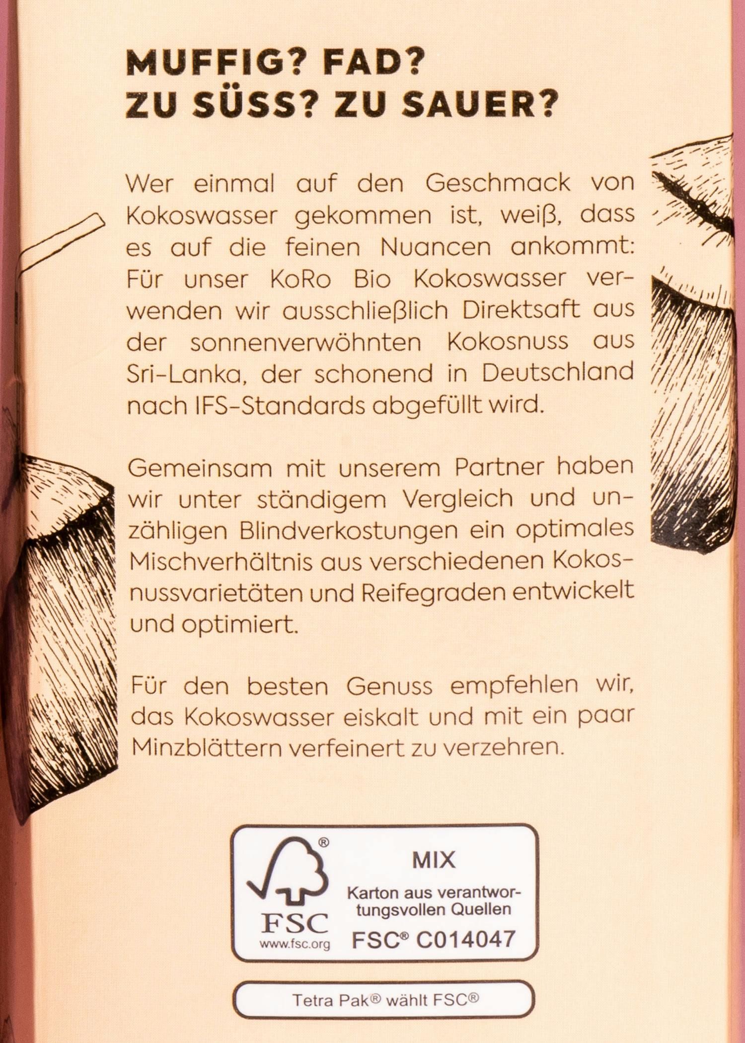 Bio Kokoswasser 1 L