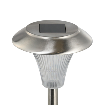 Eglo solar set 4 stuks RVS