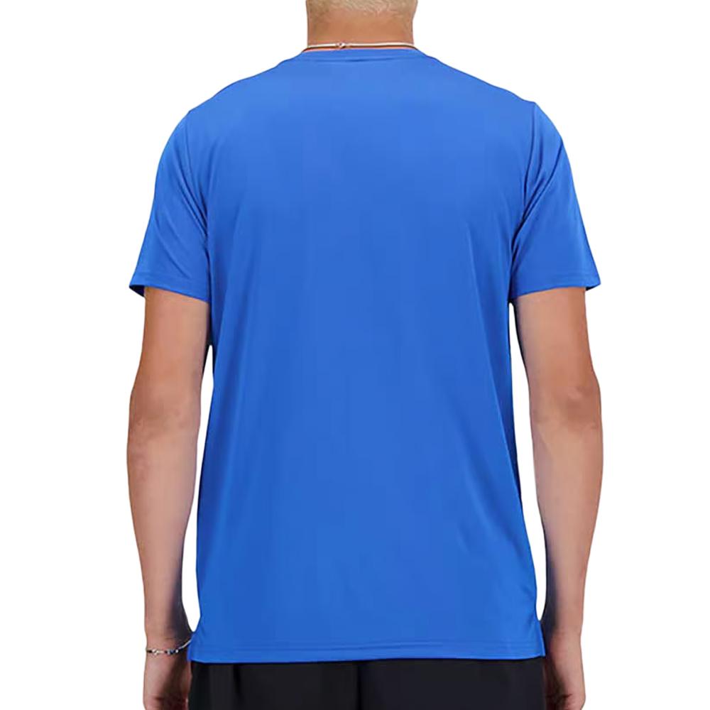 New Balance T-shirt Bleu Homme New Balance Run 22
