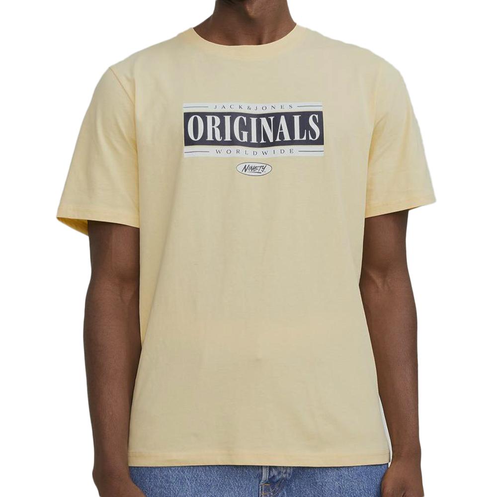 Jack & Jones T-shirt Jaune Homme Jack & Jones Cobin