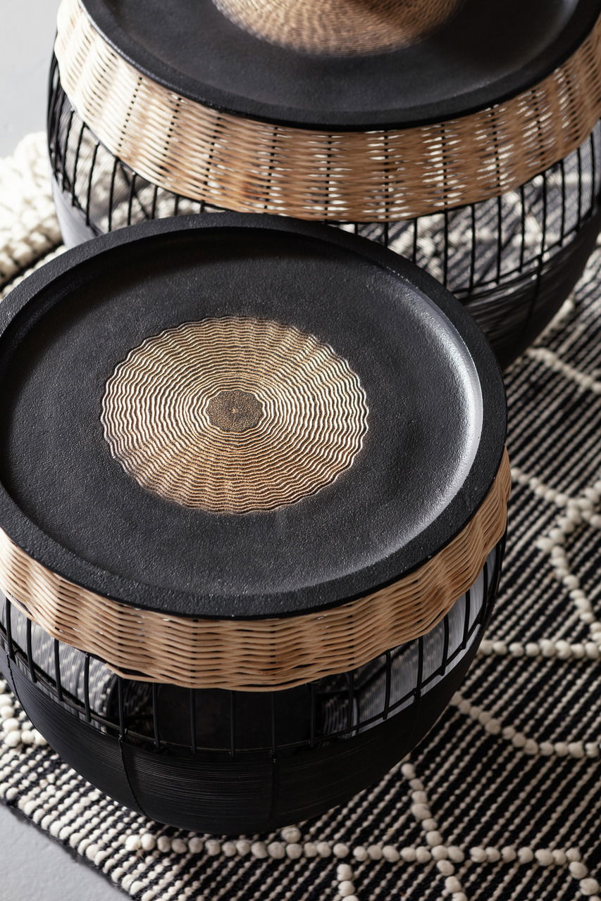 Karé Beistelltisch Set AFRICAN DRUMS