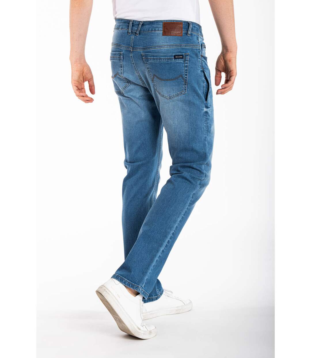 Smartphone jeans RL70 Fibreflex® stretch brossé BLEU