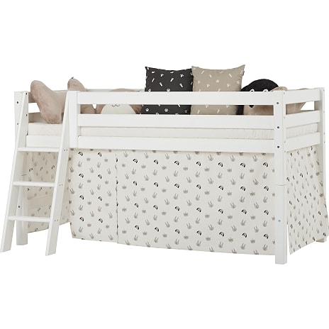 Hoppekids ECO Luxury halvhøj seng med skrå stige 90x200 cm