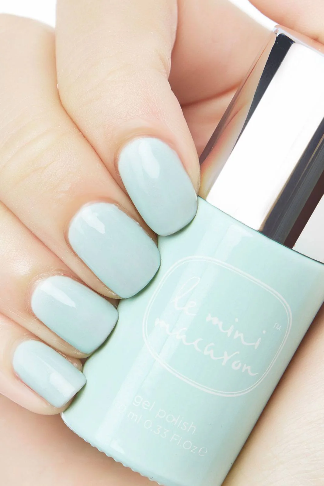 Le Mini Macaron Neglelak Gel mint chocolate chip