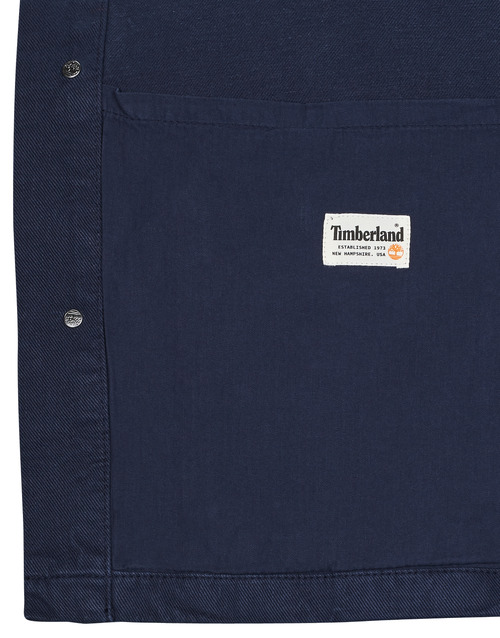 Timberland - WORK FOR THE FUTURE - COTTON HEMP DENIM CHORE JACKET - Denim