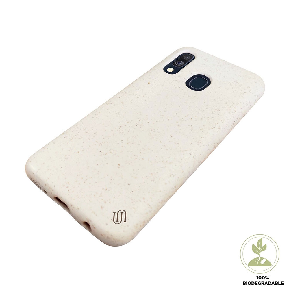 Samsung Galaxy A40 Bio Schutzhülle Back-Cover Eco Friendly Nachhaltig Kompostierbar - Weiss