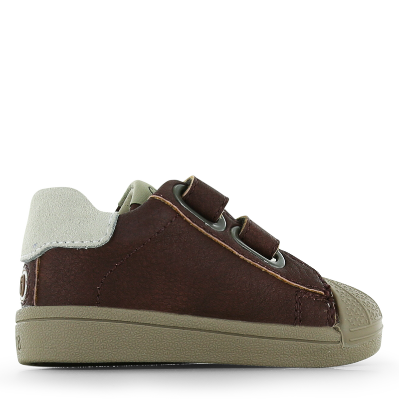 Shoesme donkerbruin sneakertje met stootneus Microfiber nubuck, Suède | Jon