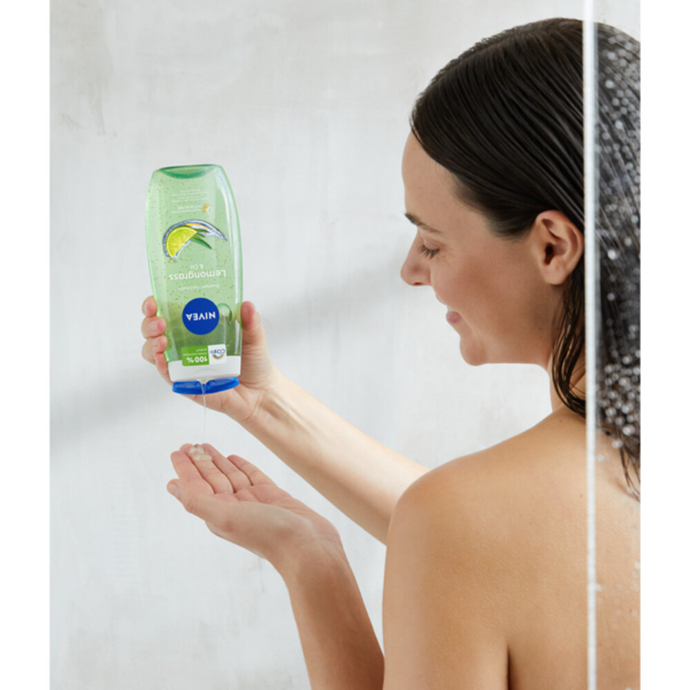12x Nivea Douchegel Lemongrass & Oil Care500 ml