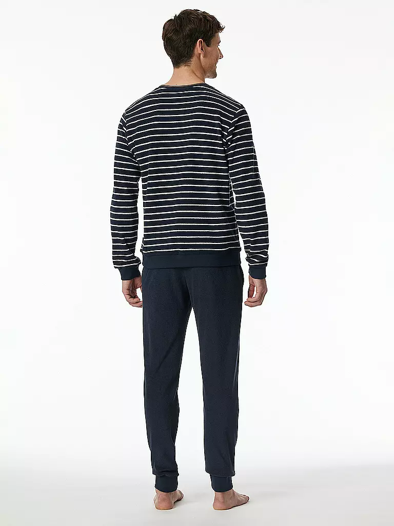 SCHIESSER Pyjama blau