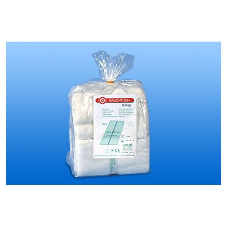 NOBA Bauchtuch nicht vorgewaschen ohne Schlaufe 4-lagig 45 cm x 70 cm