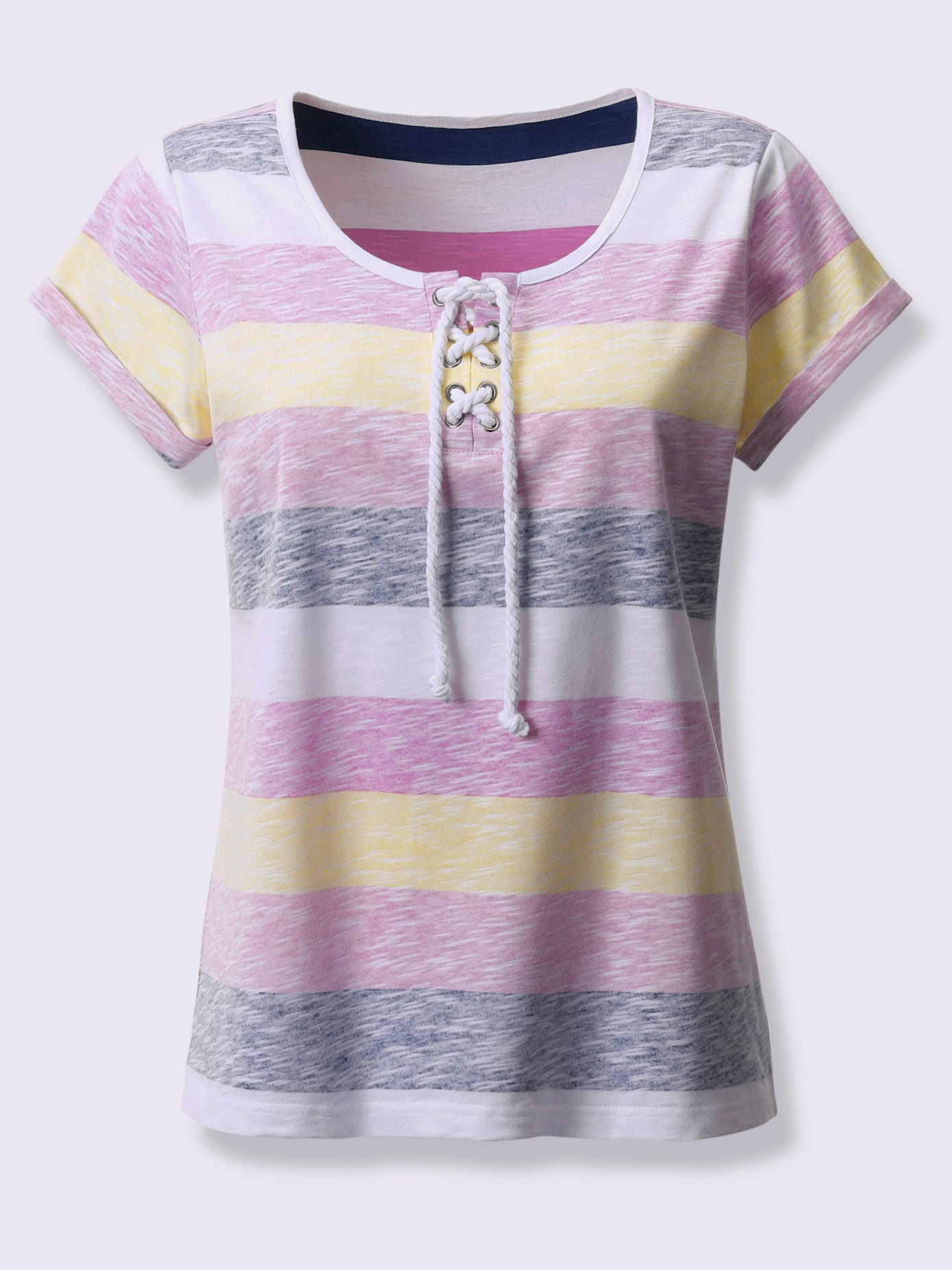 T-shirt à rayures pur coton