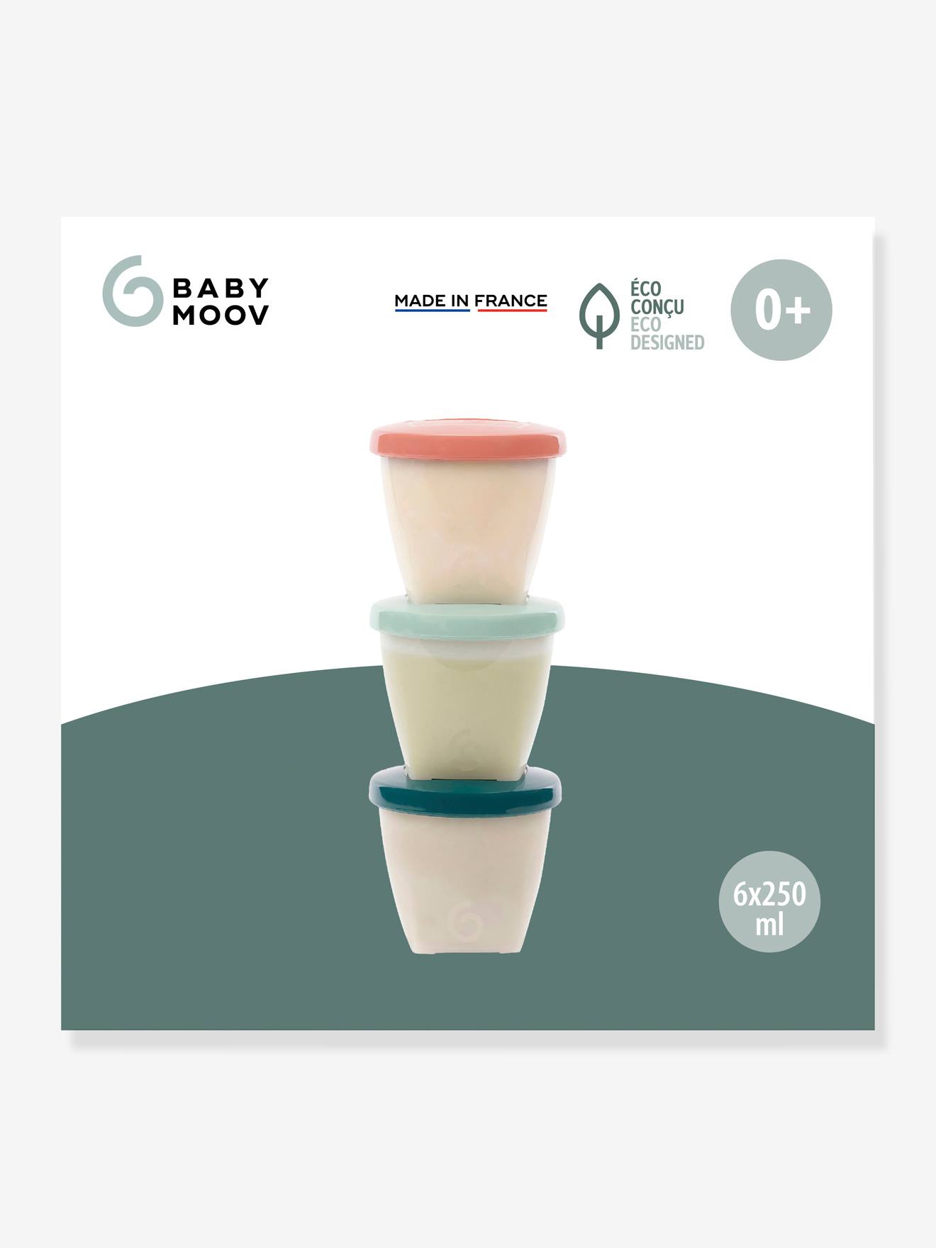 Pacote com 6 frascos herméticos de 250ml