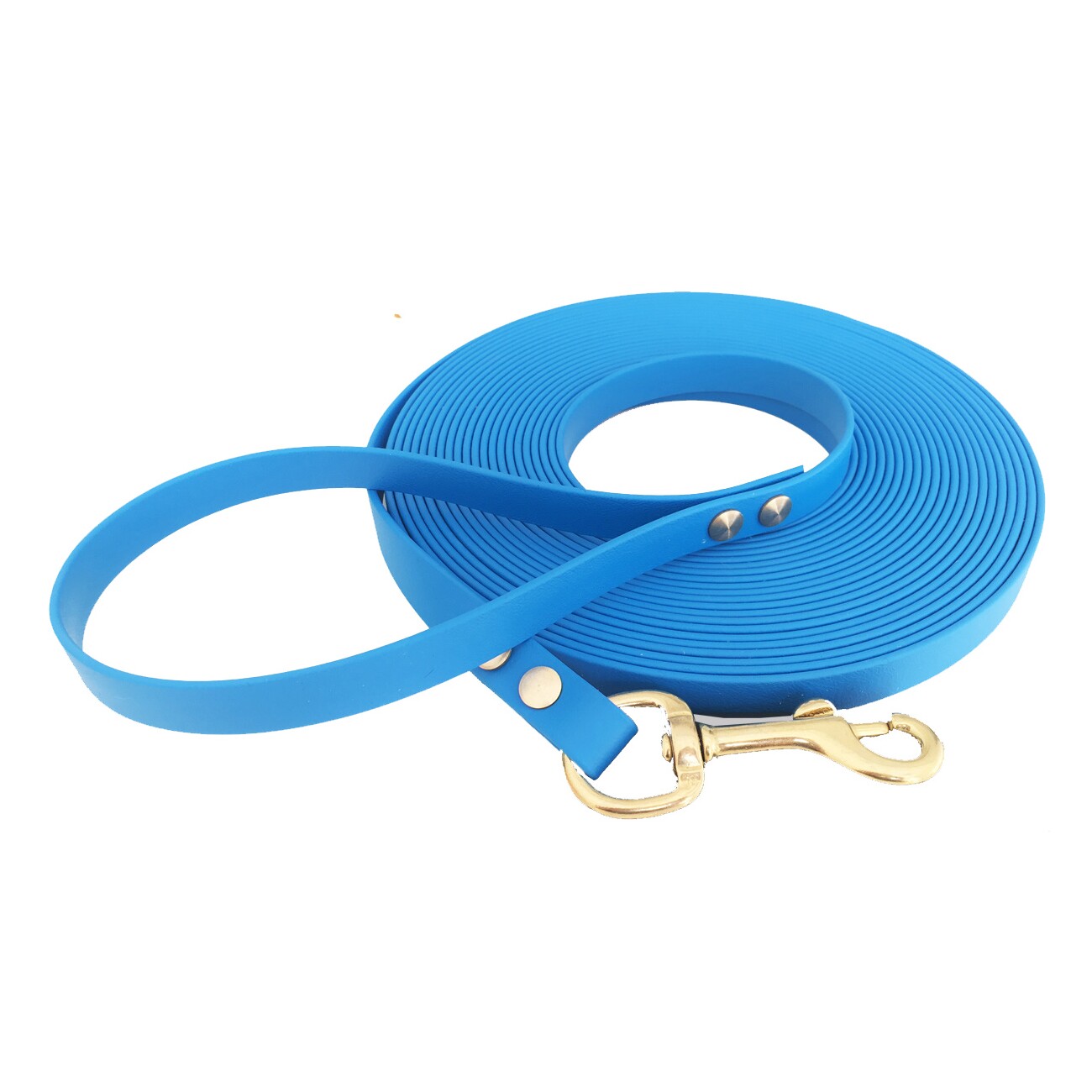 bio-leine 25-35 kg Schleppleine Biothane hellblau 3 m