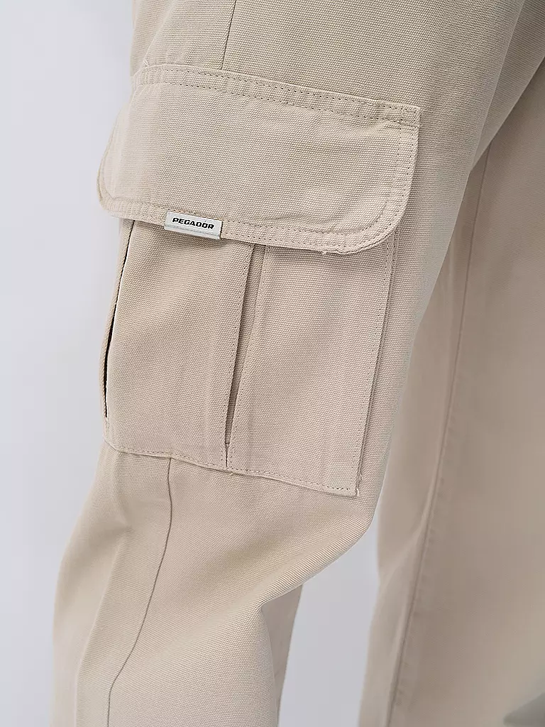PEGADOR Cargohose NEIVA Straight Fit beige