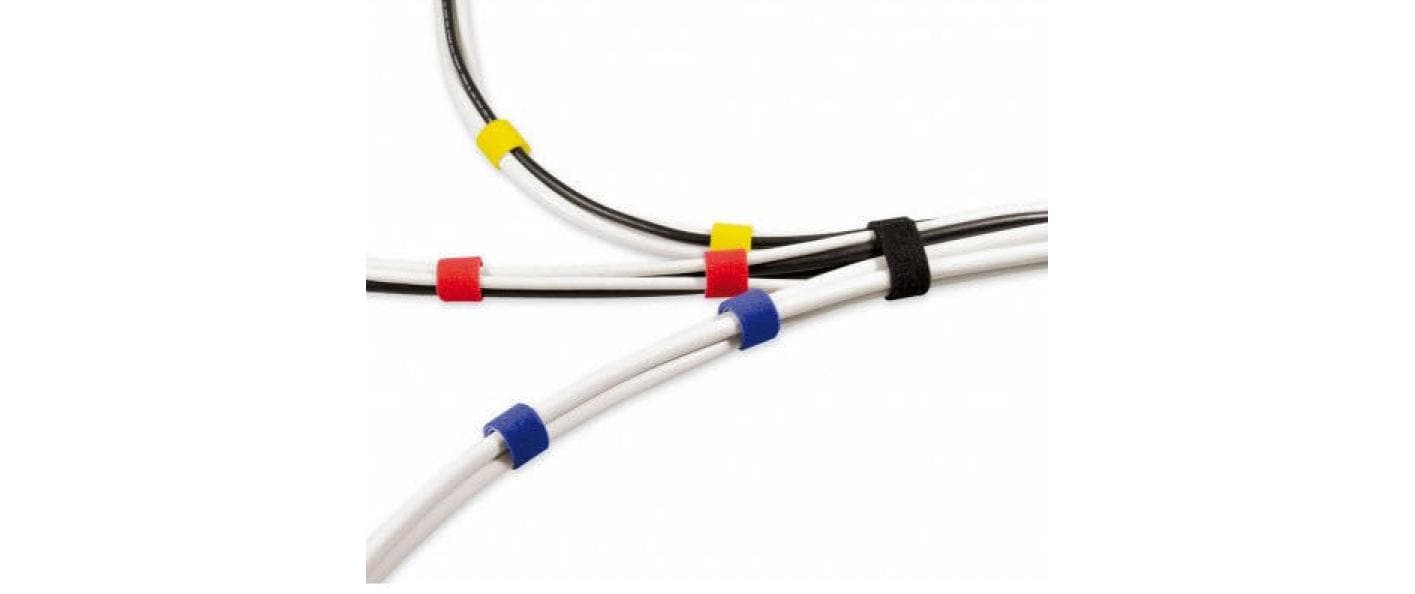 Klettband-Rolle ROLL STRAPS 16 mm x 1 m RGB, 4 RollenKlettbandrolle LTC ROLL STRAP: Die Universallösung fürs Bündeln & Fixieren