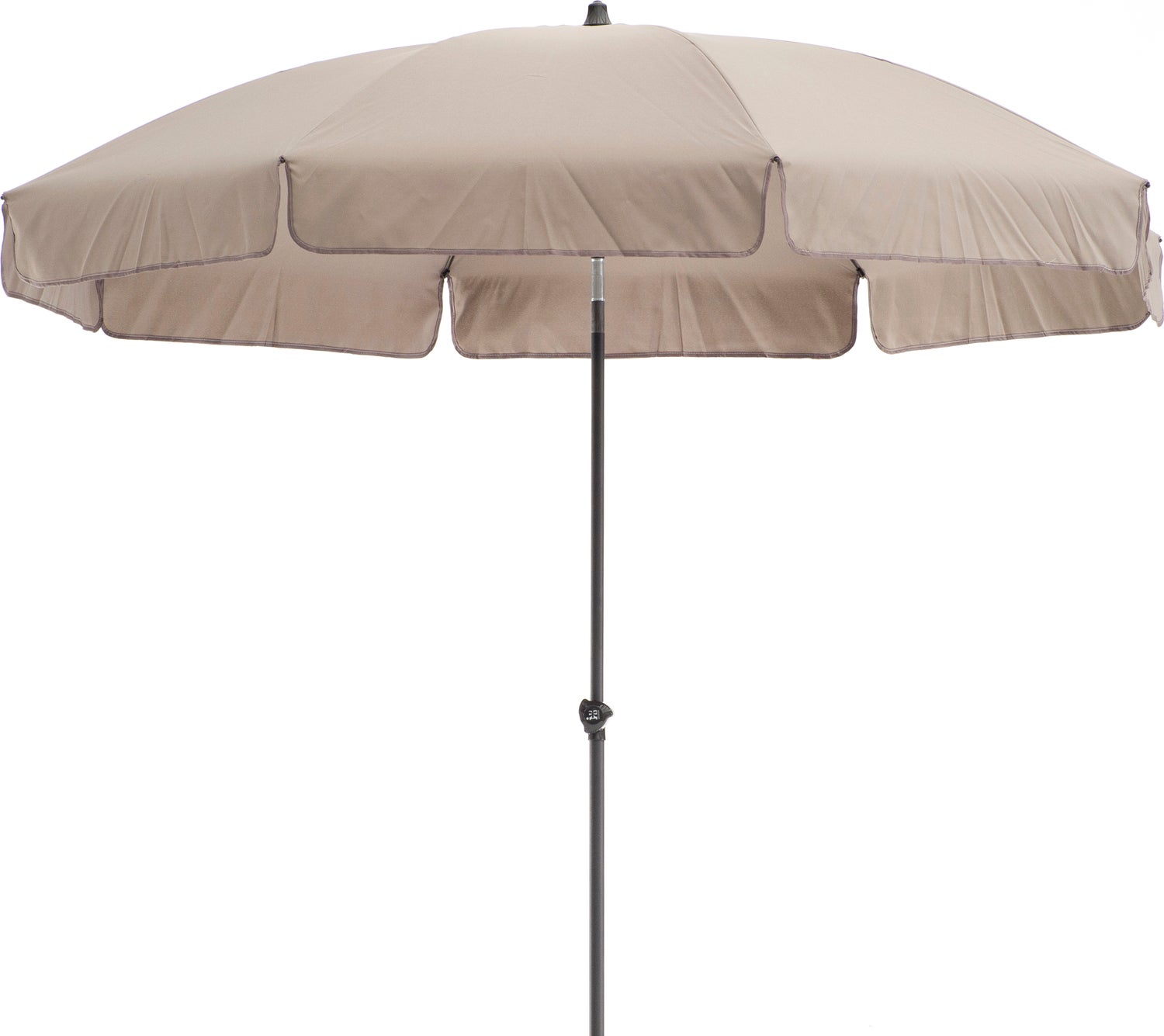 Intratuin parasol Haiti taupe 80+UV D 200 cm