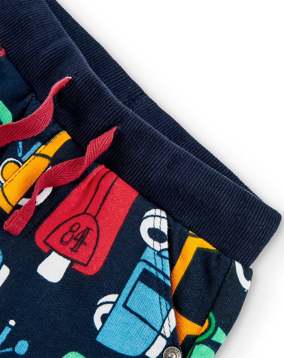 Sweatshorts ROLL ON AOP in bunt