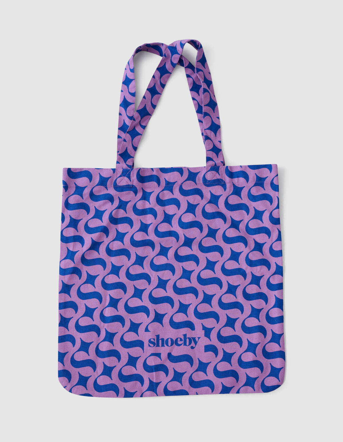 Shoeby Logo Shopper Blauw/Paars