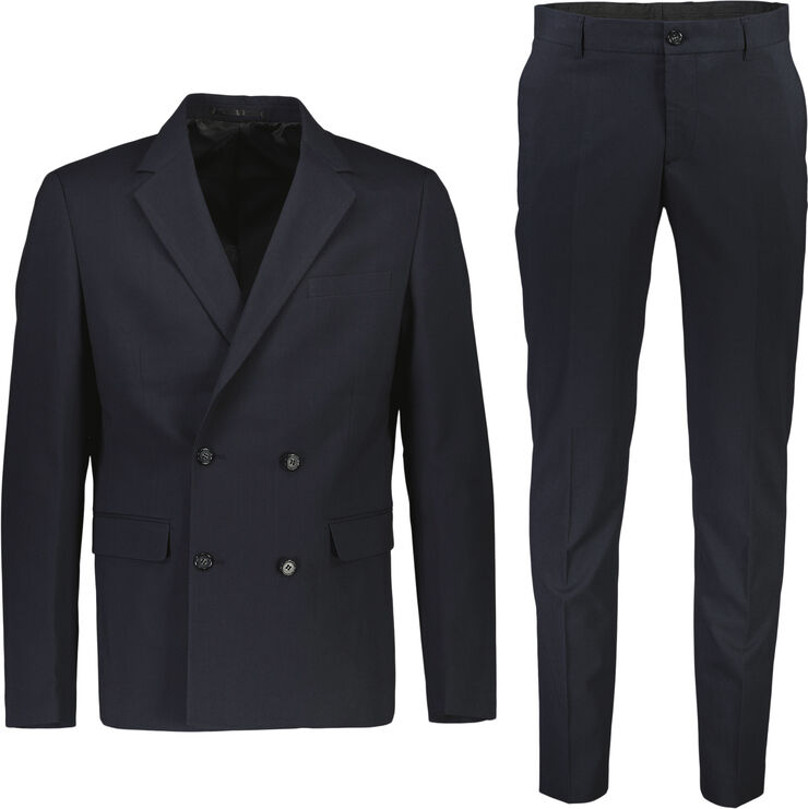 Lindbergh Plain DB mens suit Blå