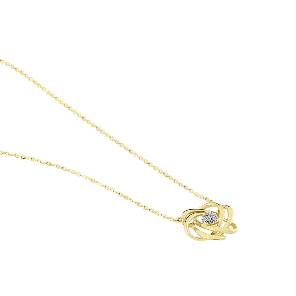 Collier Or Jaune Afua Diamants