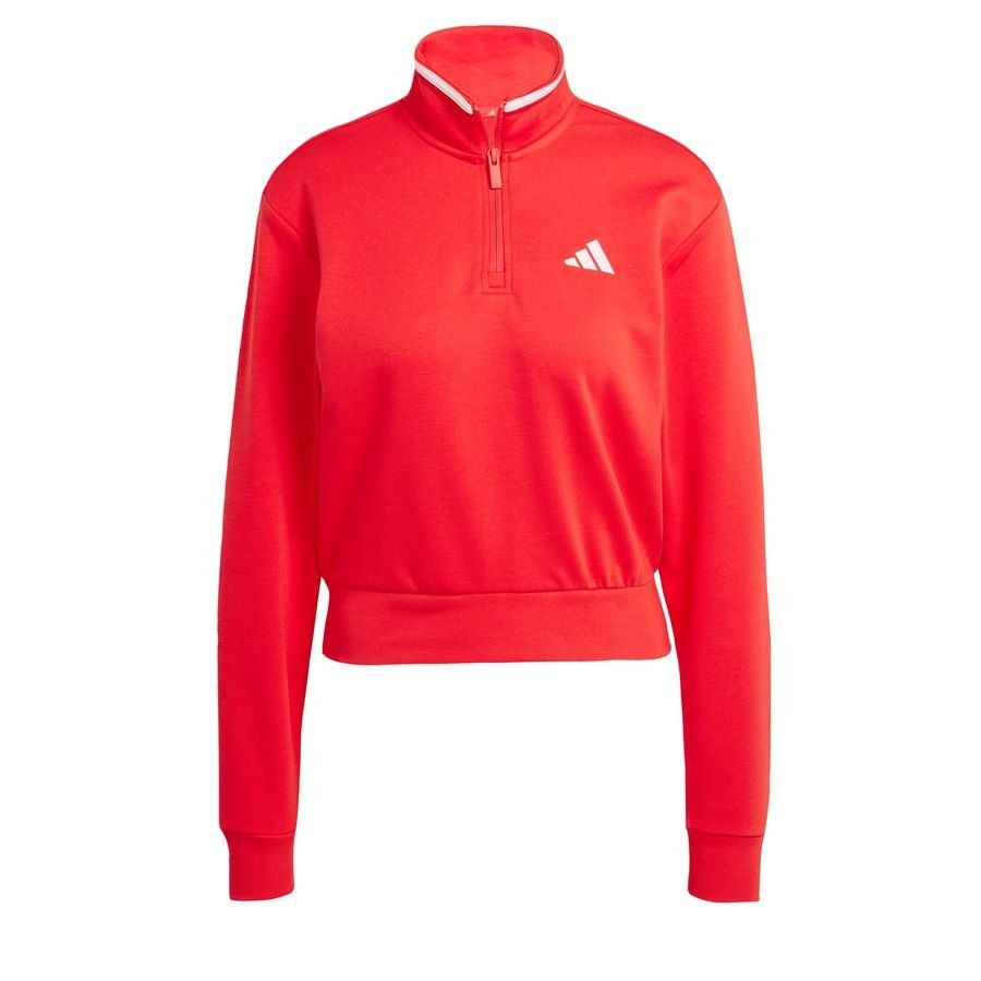 Adidas Veste de survêtement courte molleton à quart de zip Essentials Color Pop