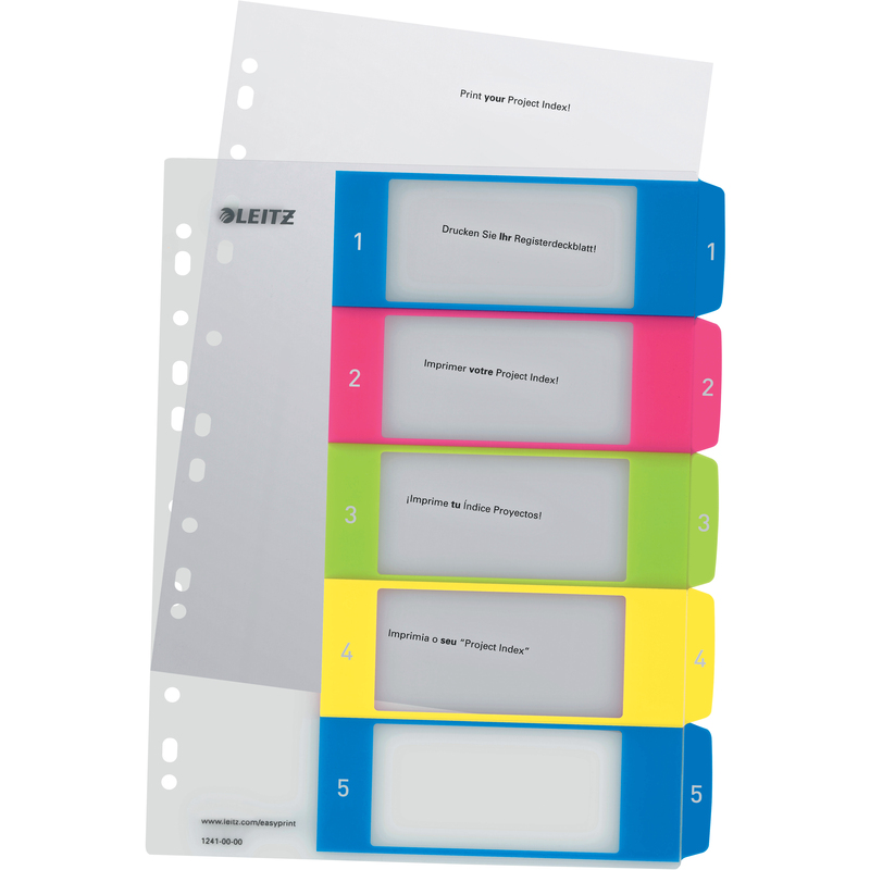 Leitz Register WOW, A4+, 1-5