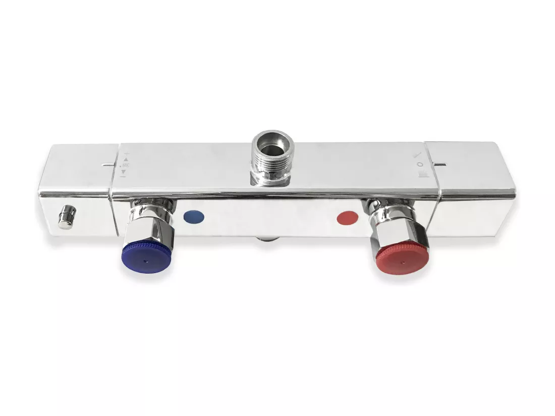 AICA colonne de douche thermostatique avec pomme de douche 10