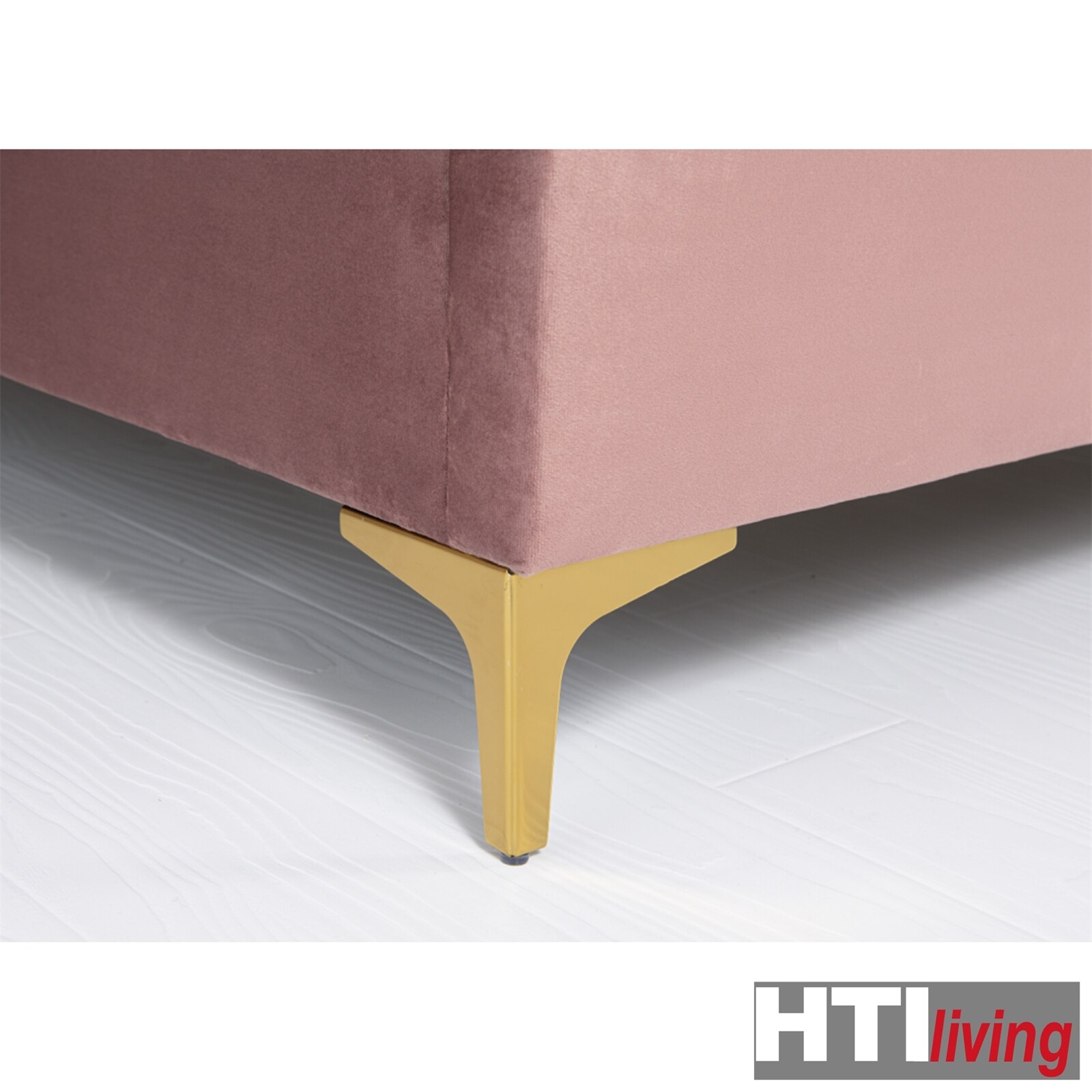 HTI-Living Bett 140 x 200 cm Yoris Pink
