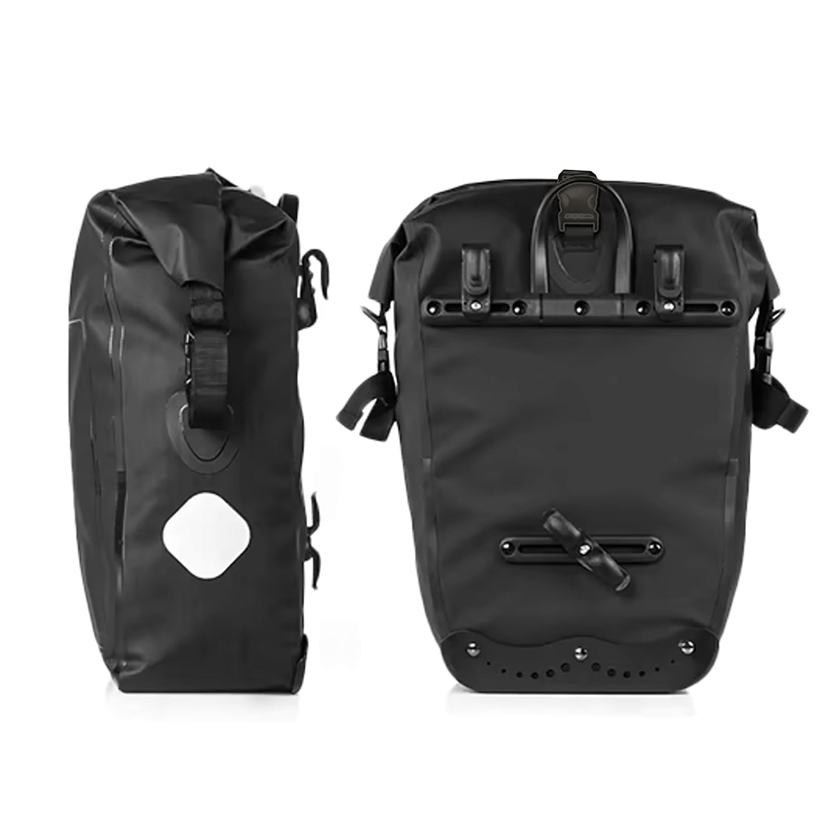 SKUAD  Explorer roll-up 24 liter fietstas - Black