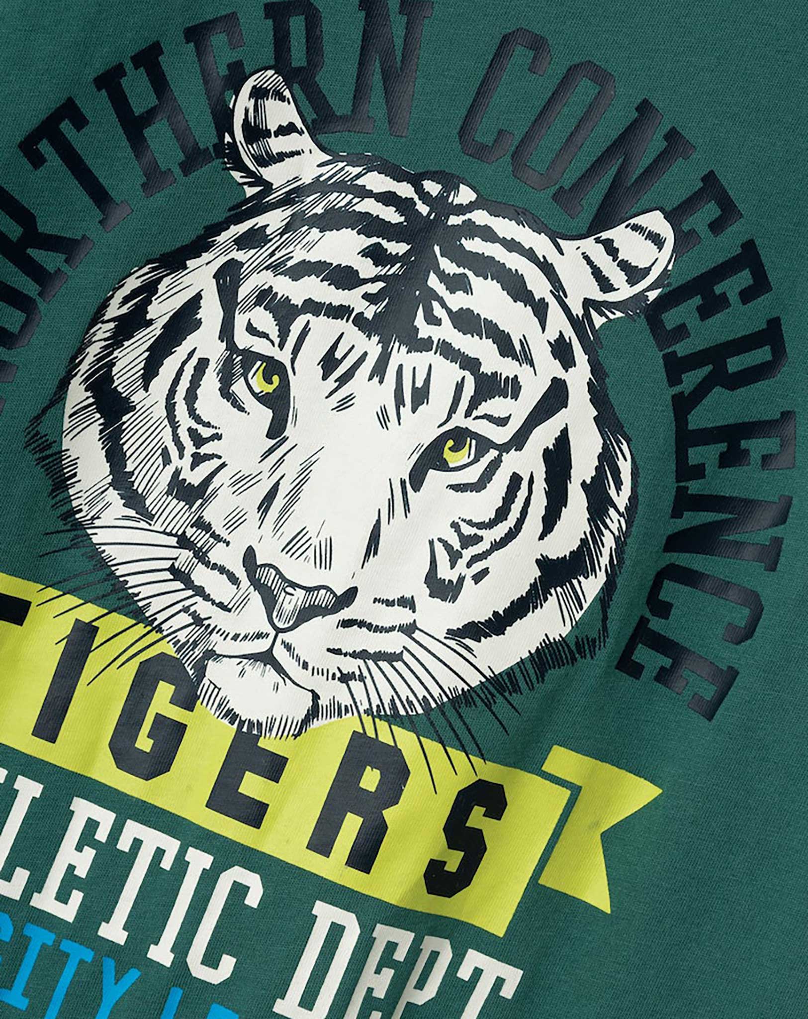 T-Shirt NKMBERTE TIGERS in mallard green