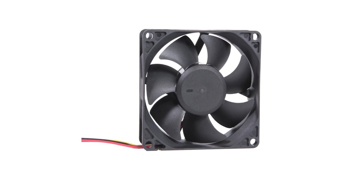 AlphacoolES 80mm 800-6,000rpm fan case fan  (Zwart, 80 x 80 x 25 mm, PWM)