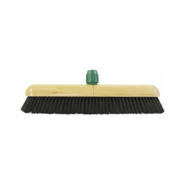 Veger gemengd haar 30 cm met steelhouder (131030S)