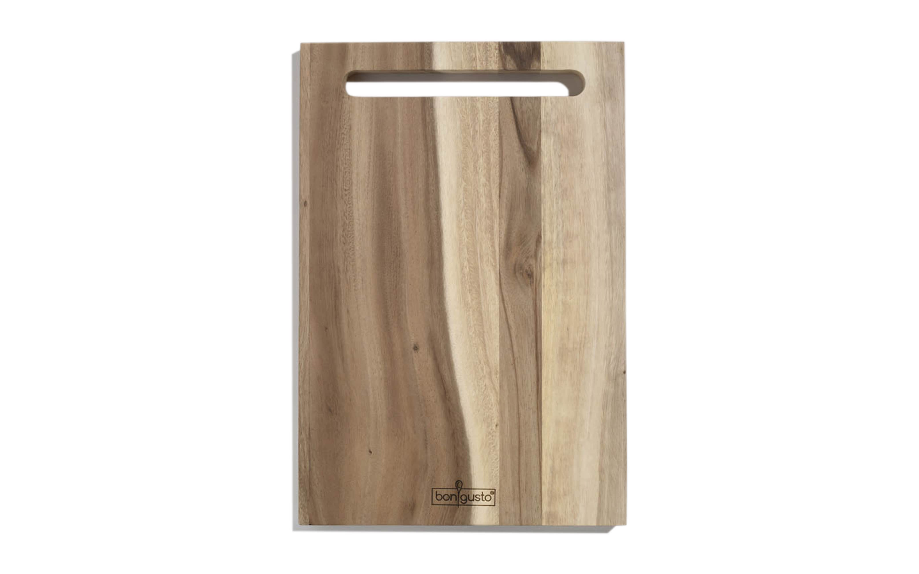 Holz-Schneidebrett in braun, 48 x 3 x 32.5 cm