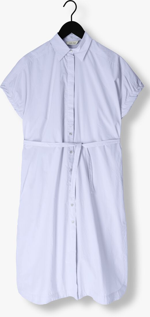 KNIT-TED lichtblauwe knit-ted midi jurk lisette