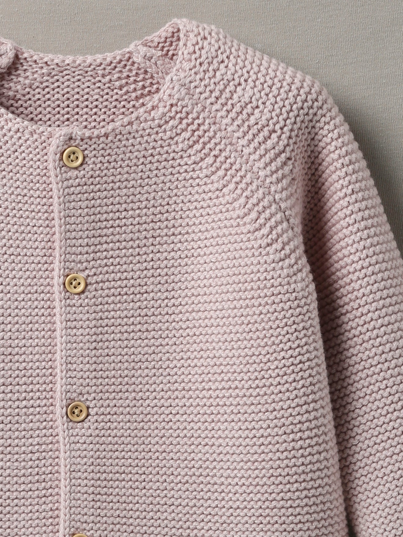 Gilet Bébé en laine et coton bio