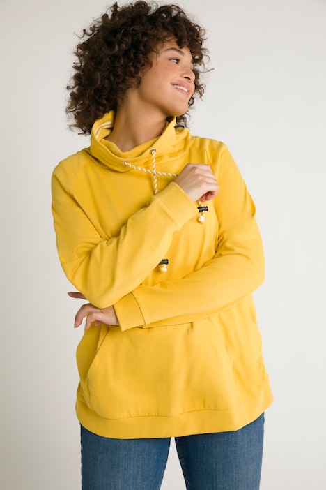 Bellieva-Sweatshirt, elastische Seitennähte, Langarm