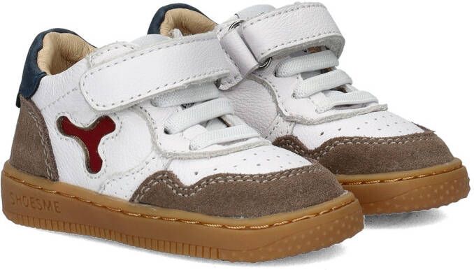 ShoesMe BN24S012-A white taupe multi bruin